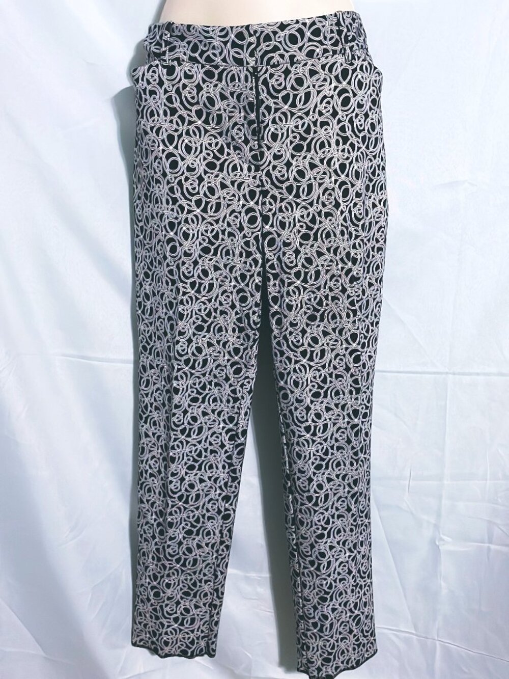 Liz Claiborne Cute Black & White Pants Size 10